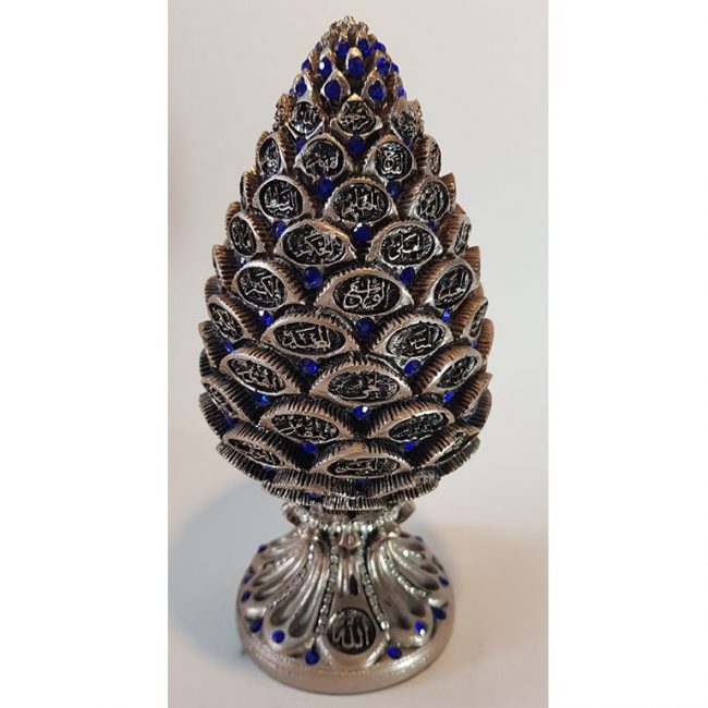 Kozalak Biblo Lacivert Taşlama Bronz