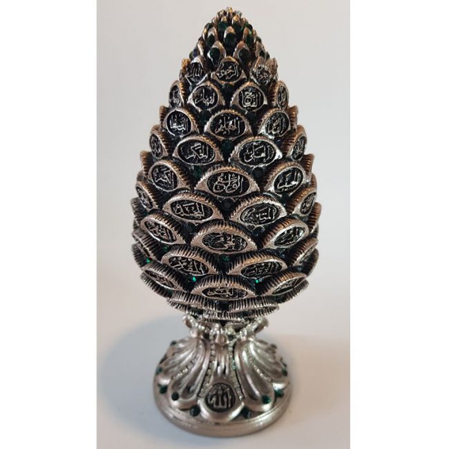 Kozalak Biblo Yeşil Taşlama Bronz